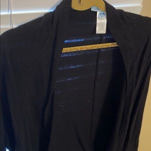 Black cardigan